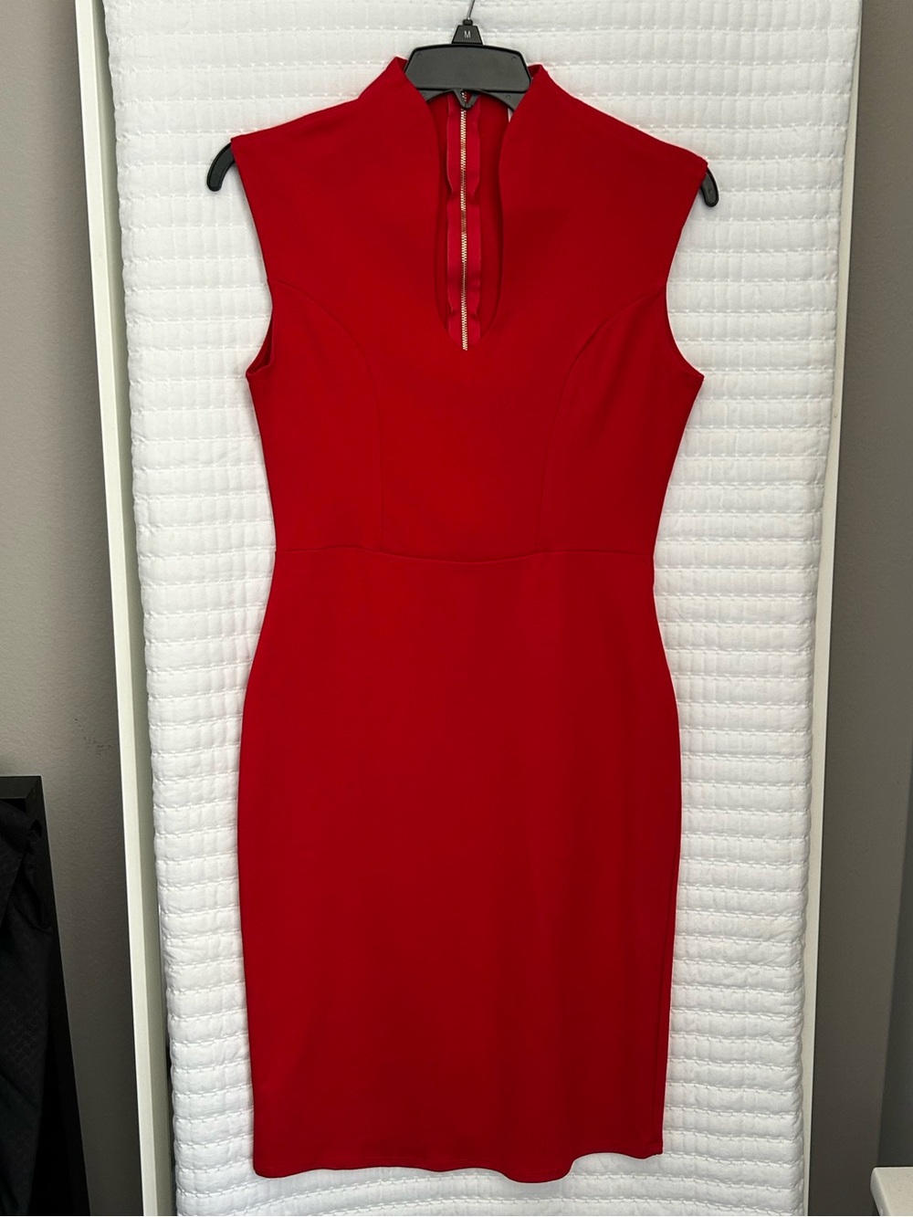 Rolla Coster Red Sleeveless Midi Sheath Dress